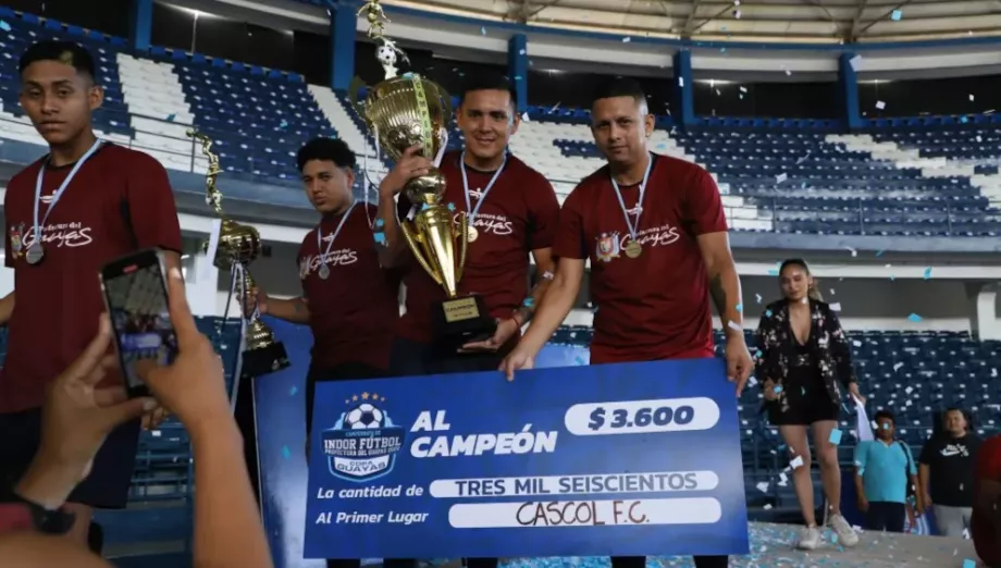 cascol fc campeon torneo indor copa guayas fedeguayas